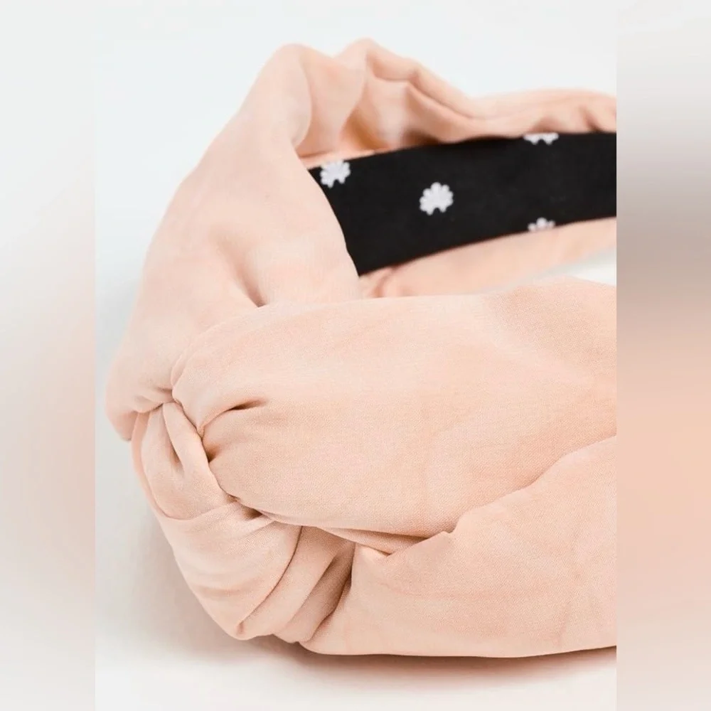 RARE Lele Sadoughi NWT Greta Ombre Silk Headband in Blush